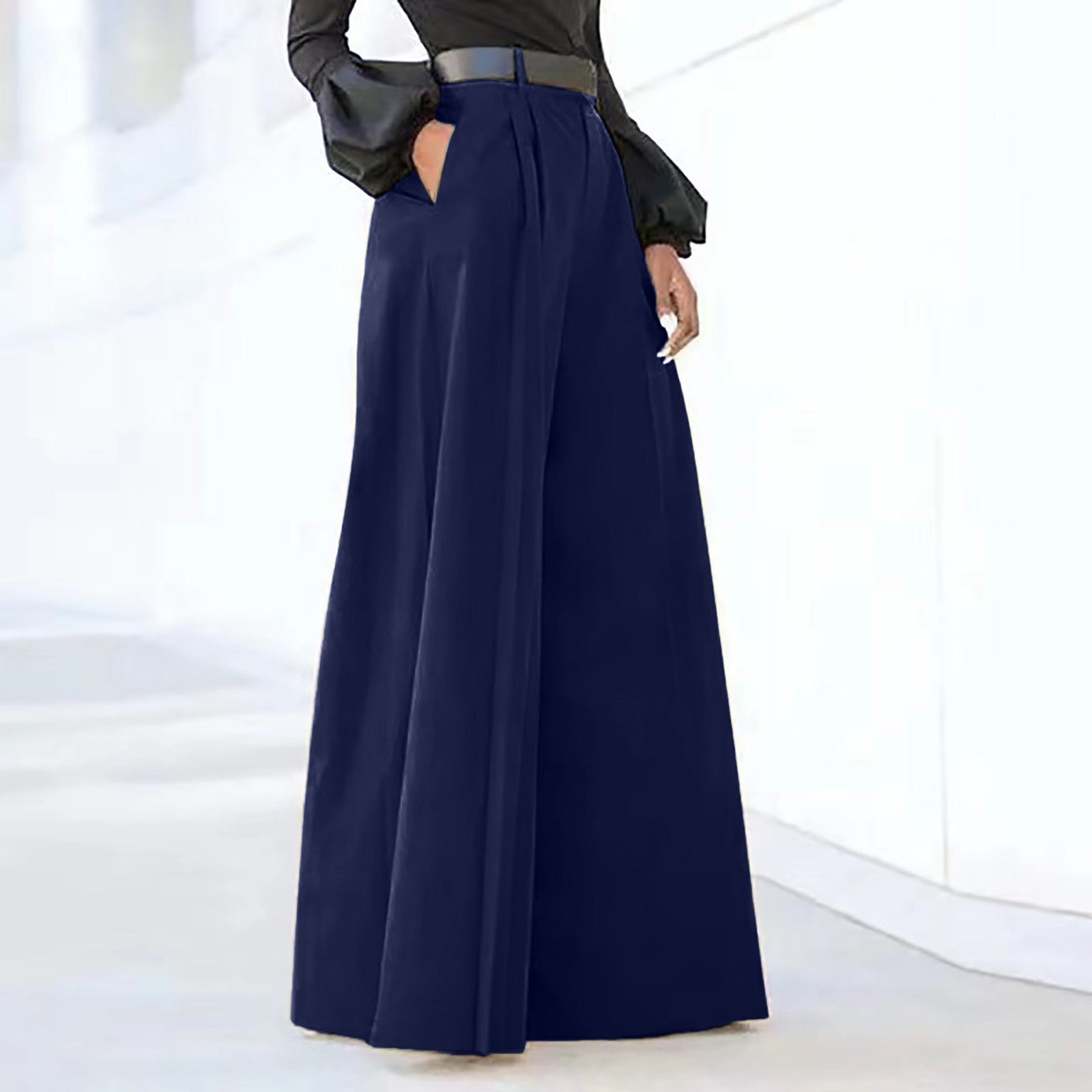 Pantaloni a Palazzo | Vita Alta & Tasche Laterali | Eleganti e Versatili
