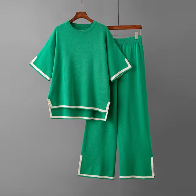 Completo Oversize Bicolor a Contrasto