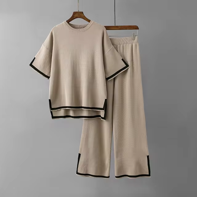 Completo Oversize Bicolor a Contrasto