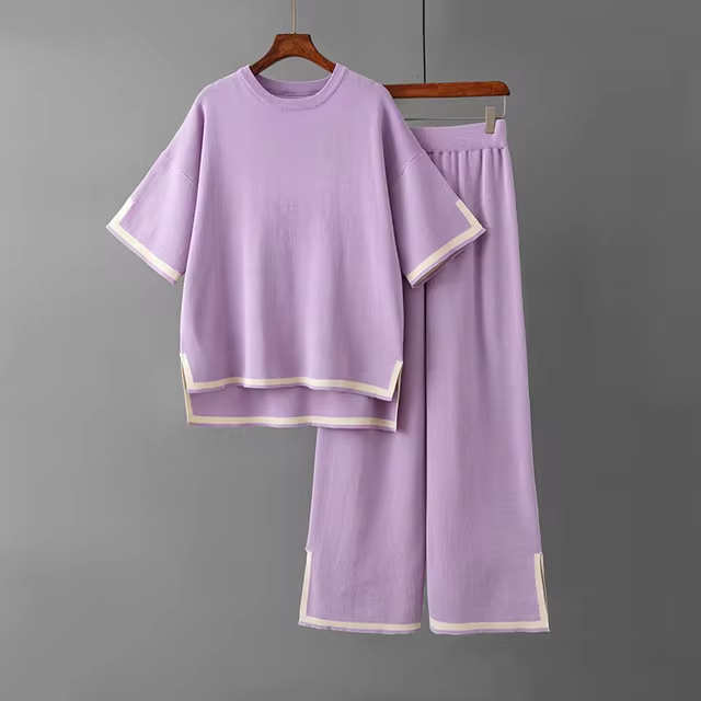 Completo Oversize Bicolor a Contrasto