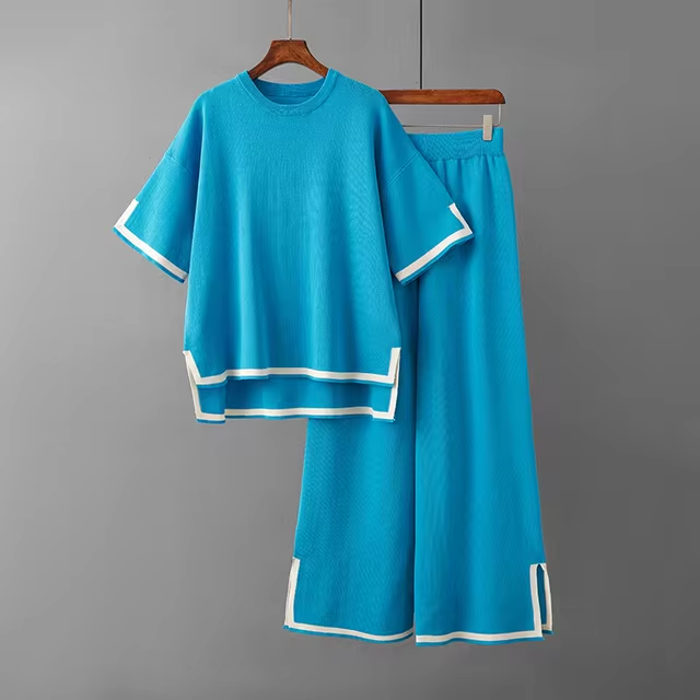 Completo Oversize Bicolor a Contrasto