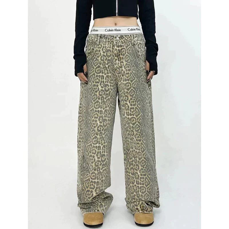 Pantaloni Animalier | Gamba Larga | Stile Audace e Comodo