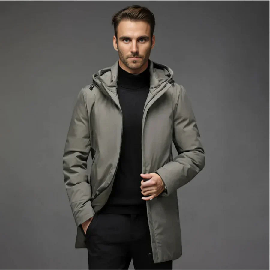 Cappotto con Cappuccio Minimal