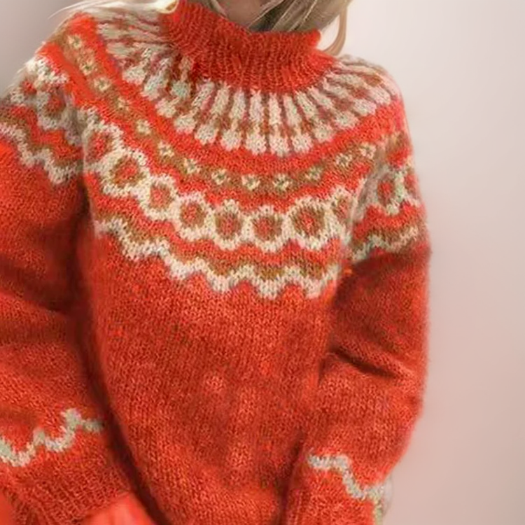 Maglione Nordic Knit Donna