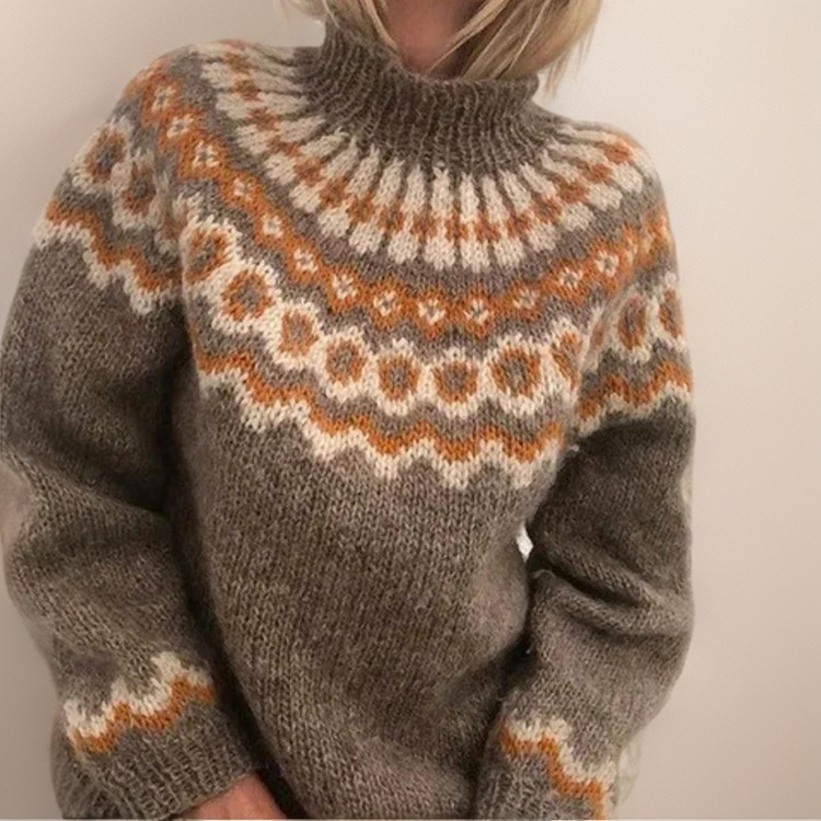 Maglione Nordic Knit Donna