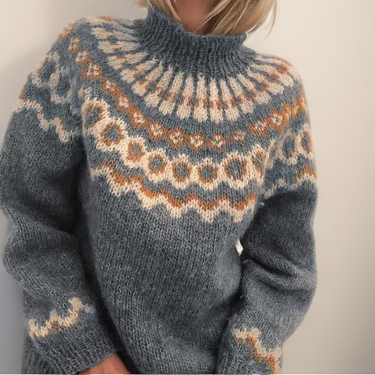 Maglione Nordic Knit Donna