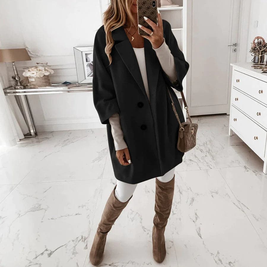 Cappotto Oversize | Elegante e Morbido | Stile Minimal Chic