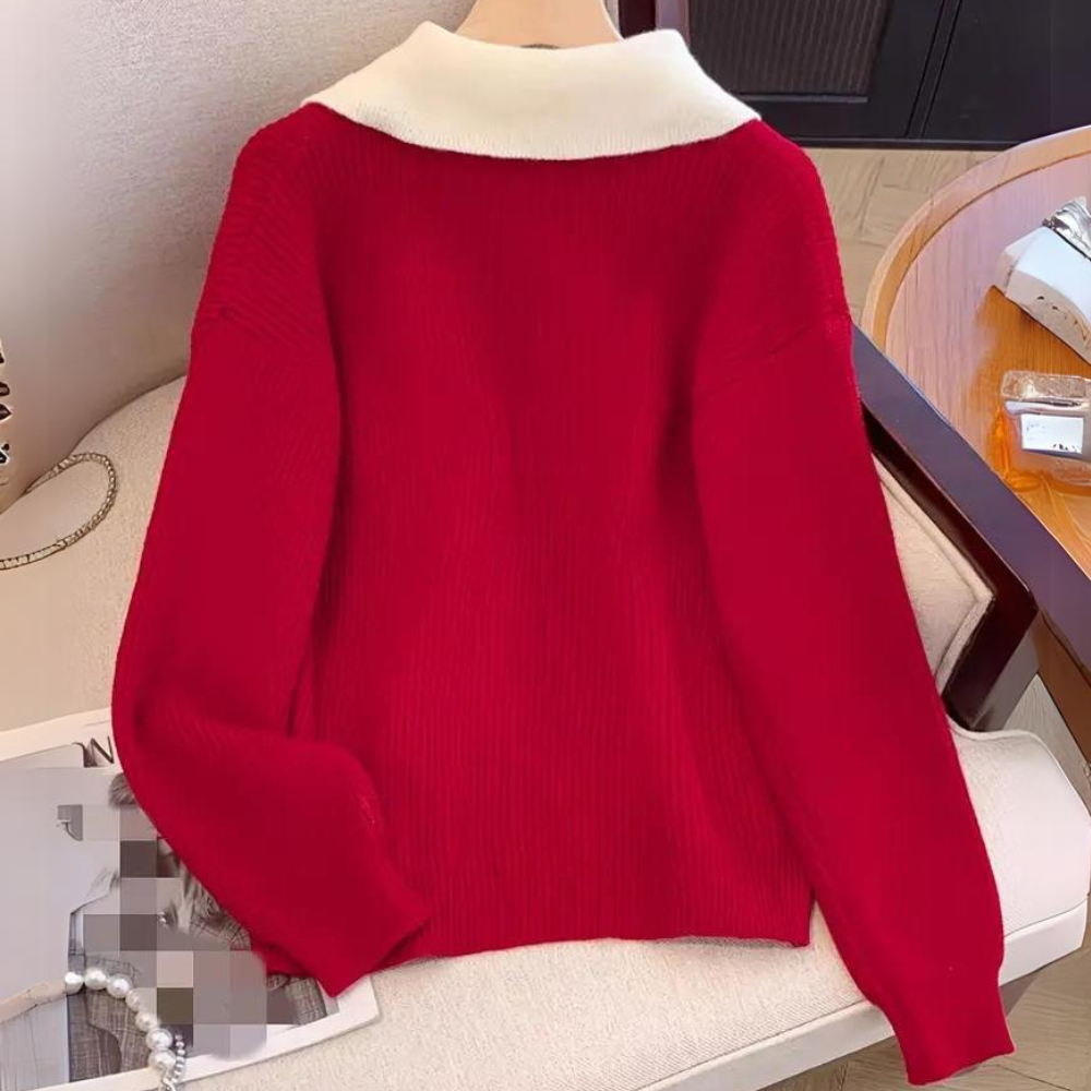 Cardigan con Colletto | Stile Vintage | Elegante & Chic