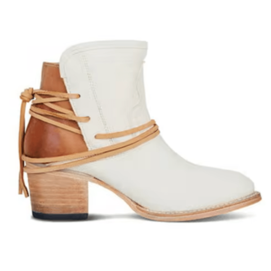 Western Boots | Pelle | Stile Vintage con Lacci