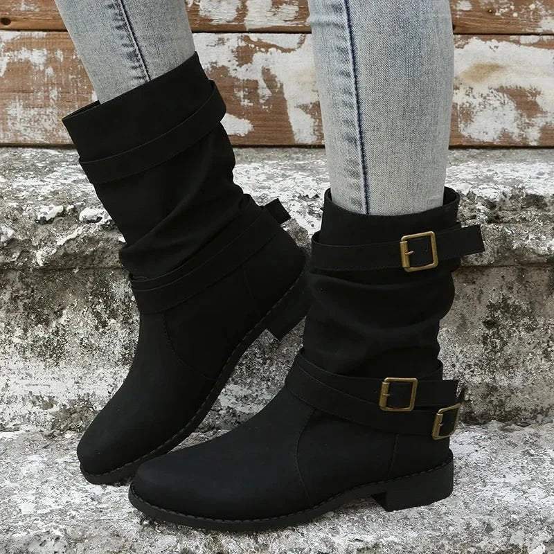 Stivaletti Vintage | Similpelle | Casual e Confortevoli