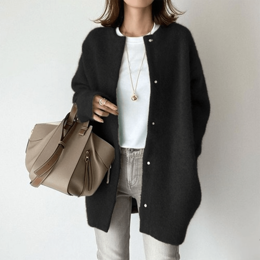 Cardigan Lungo in Maglia Morbida | Acrilico | Elegante e Confortevole