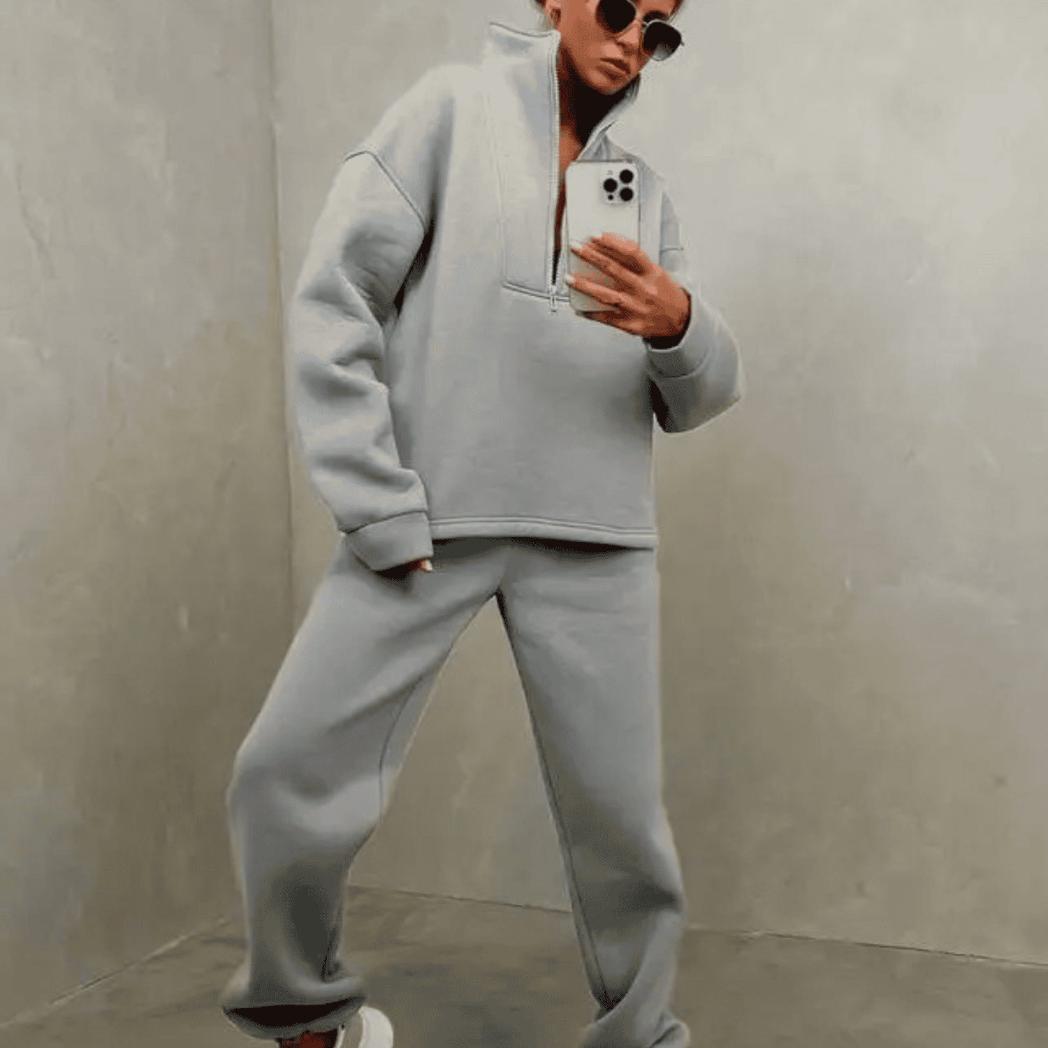 Completo Loungewear Zip | Cotone | Comodo e Moderno