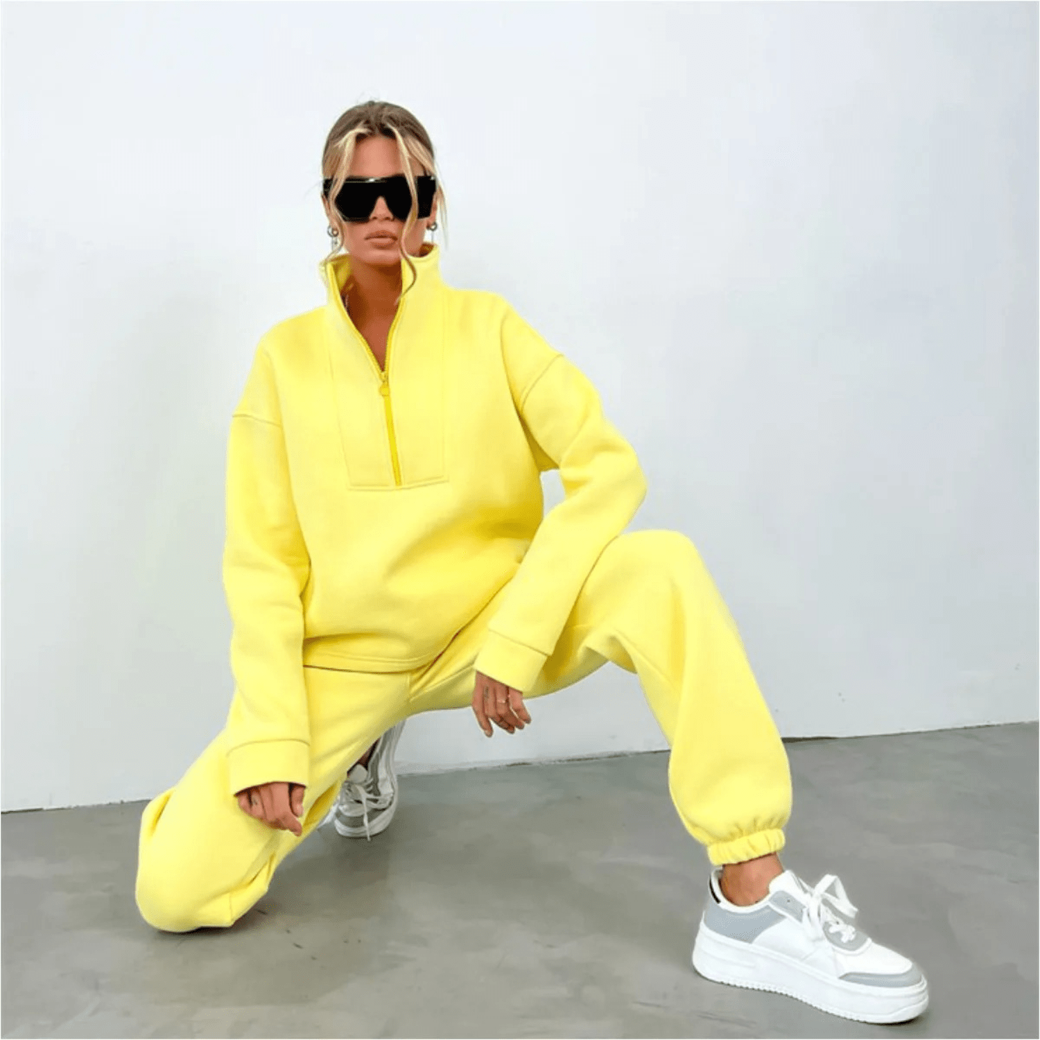 Completo Loungewear Zip | Cotone | Comodo e Moderno