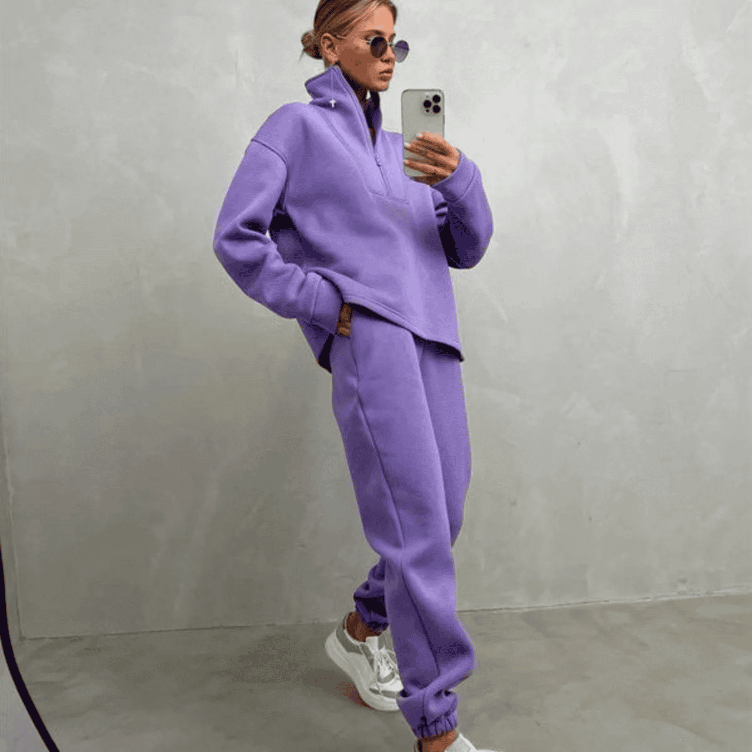 Completo Loungewear Zip | Cotone | Comodo e Moderno