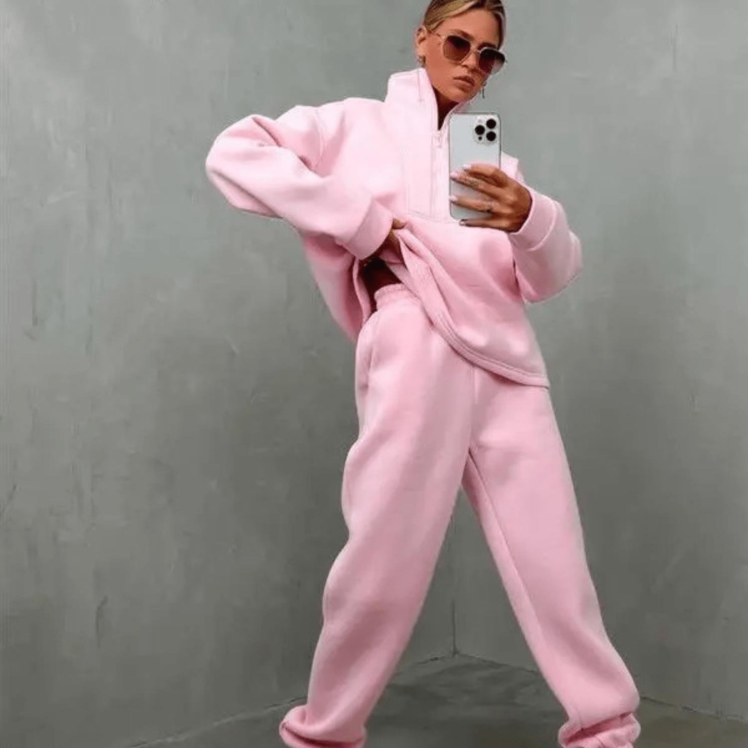 Completo Loungewear Zip | Cotone | Comodo e Moderno