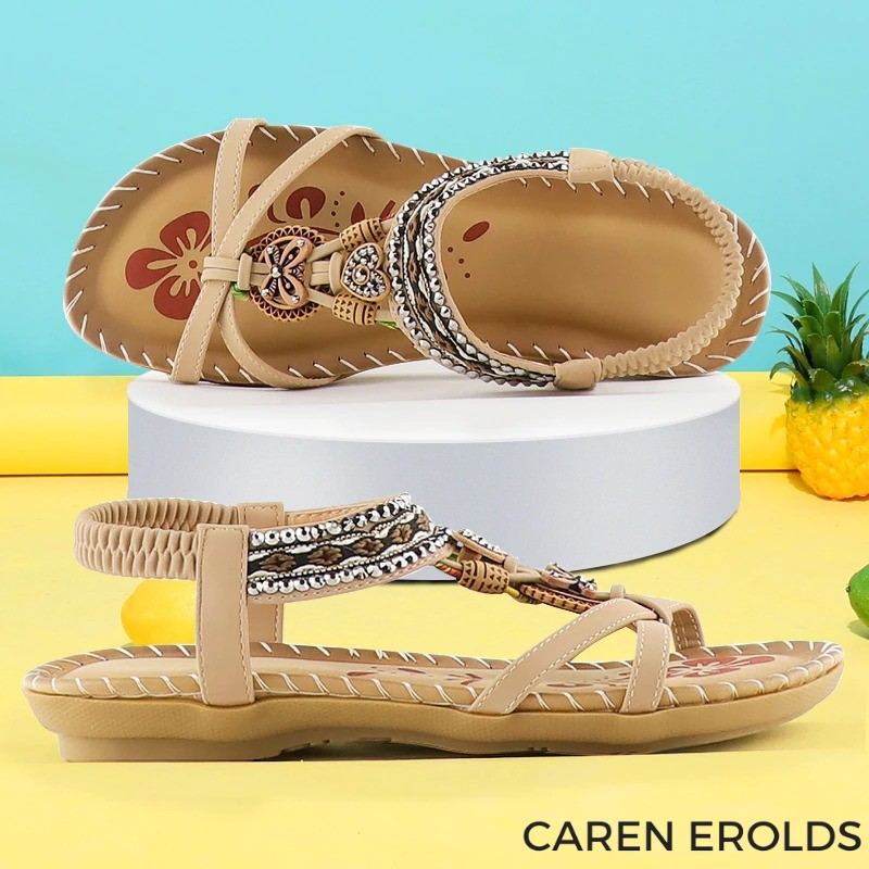 Sandali Boho con Perline | Estivi | Eleganti e Confortevoli