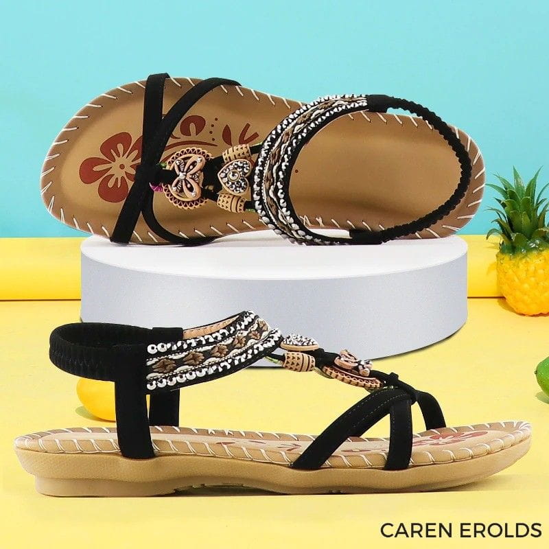 Sandali Boho con Perline | Estivi | Eleganti e Confortevoli