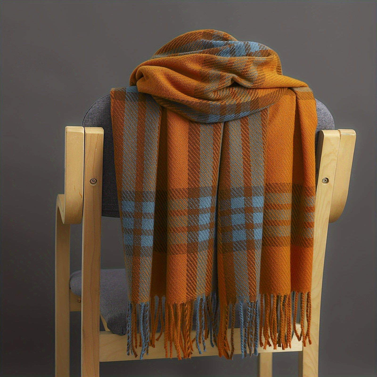 Sciarpa a Quadri | Lana Acrilica | Calda ed Elegante