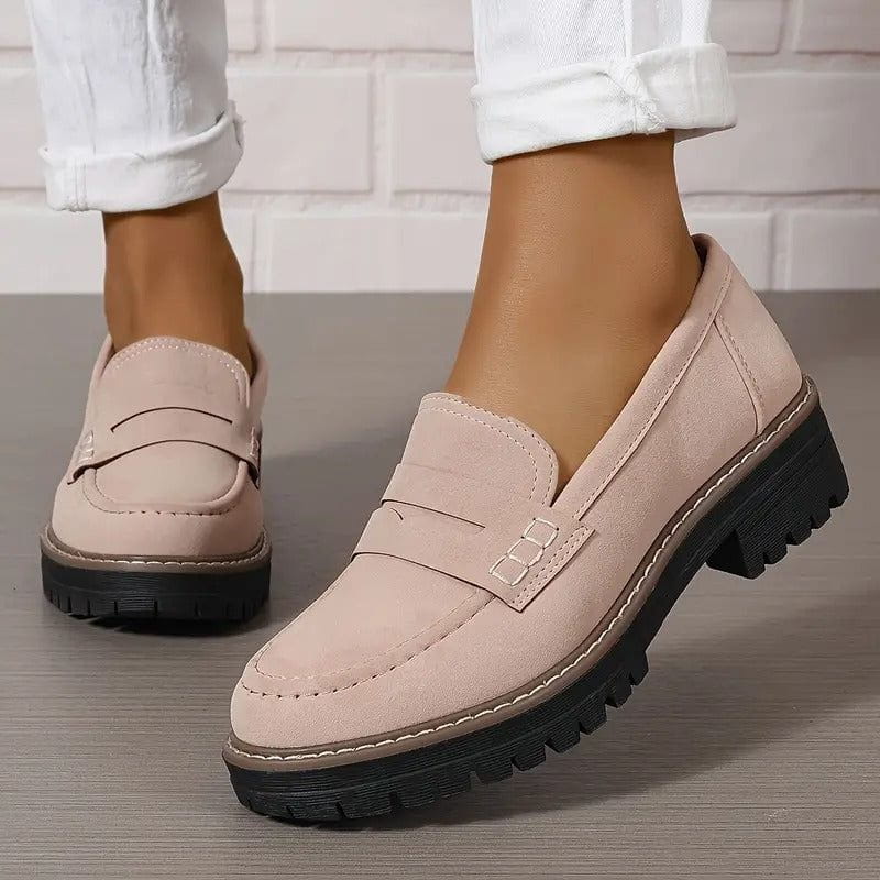Mocassini Donna | Eleganza Urbana | Comfort e Suola Spessa