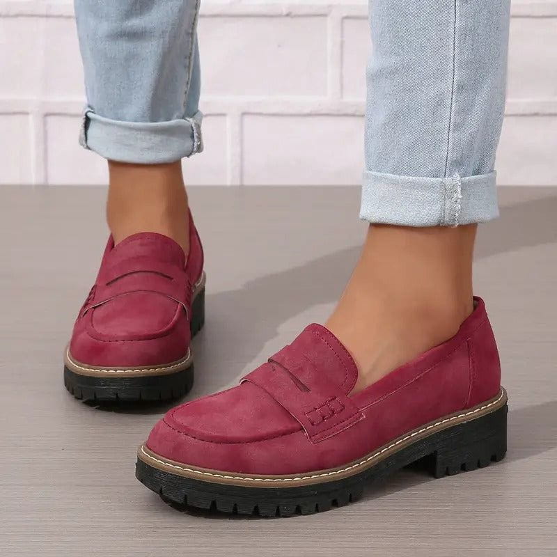 Mocassini Donna | Eleganza Urbana | Comfort e Suola Spessa