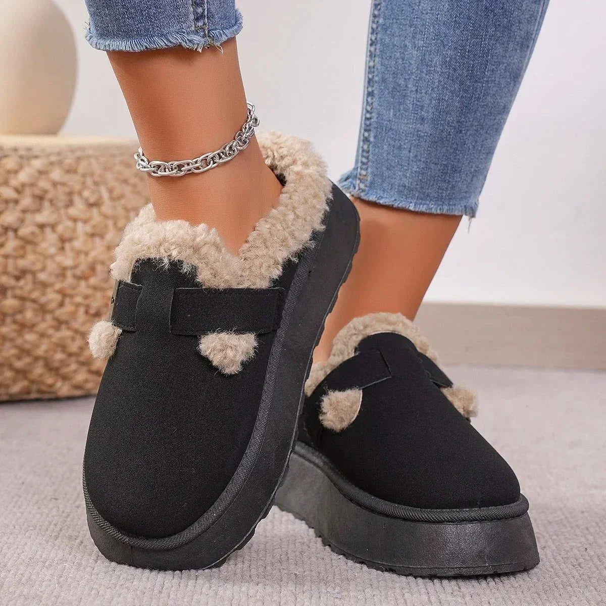 Mules Invernali Imbottite | Cocooning Look | Calde, Morbide e Comode