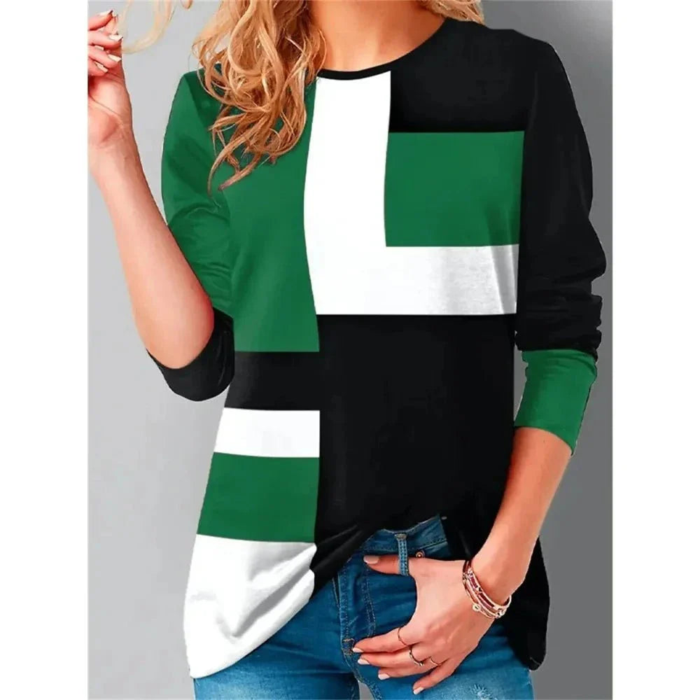 Maglione Patchwork | Cotone & Poliestere | Comodo e Tendenza