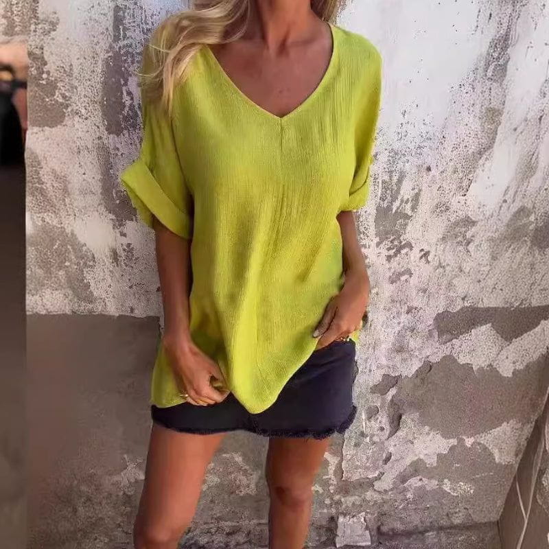 Blusa in Cotone | Ampia e Leggera | Eleganza Casual Estiva