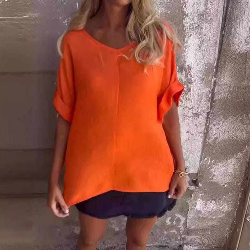 Blusa in Cotone | Ampia e Leggera | Eleganza Casual Estiva