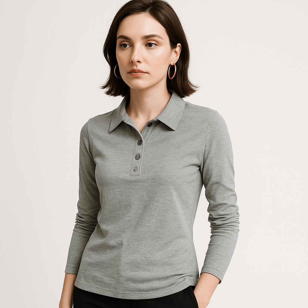 Polo in Cotone Stretch | Casual Chic | Comfort Quotidiano