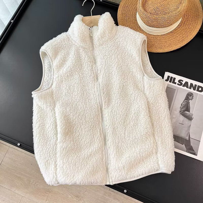 Gilet Senza Maniche in Ecopelliccia | Poliestere | Morbido e Trendy