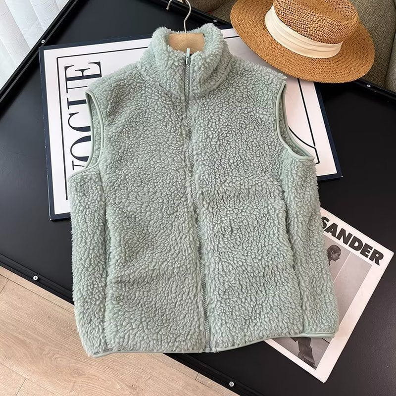 Gilet Senza Maniche in Ecopelliccia | Poliestere | Morbido e Trendy