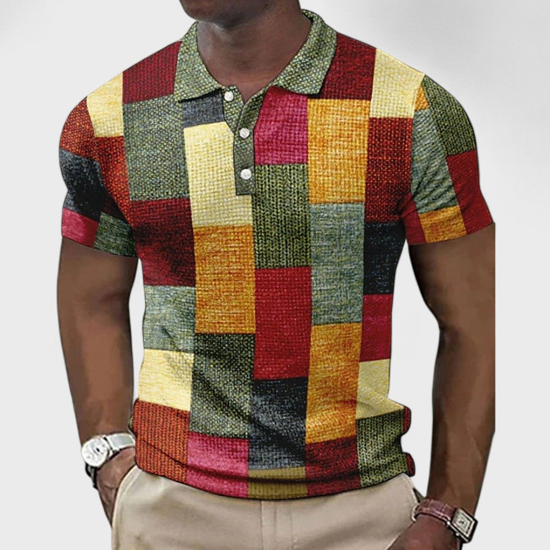 Polo fantasia geometrica