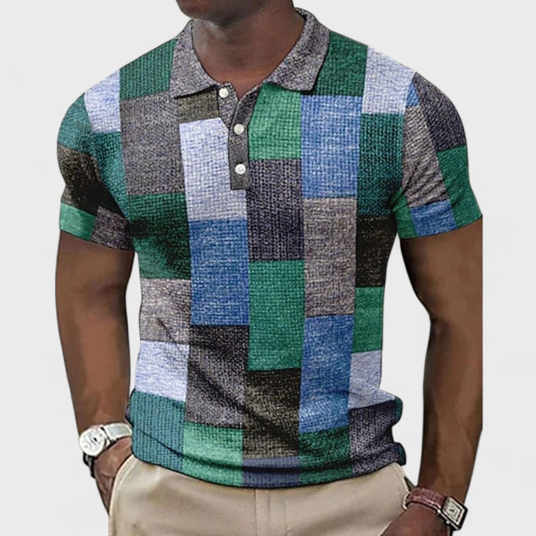 Polo fantasia geometrica