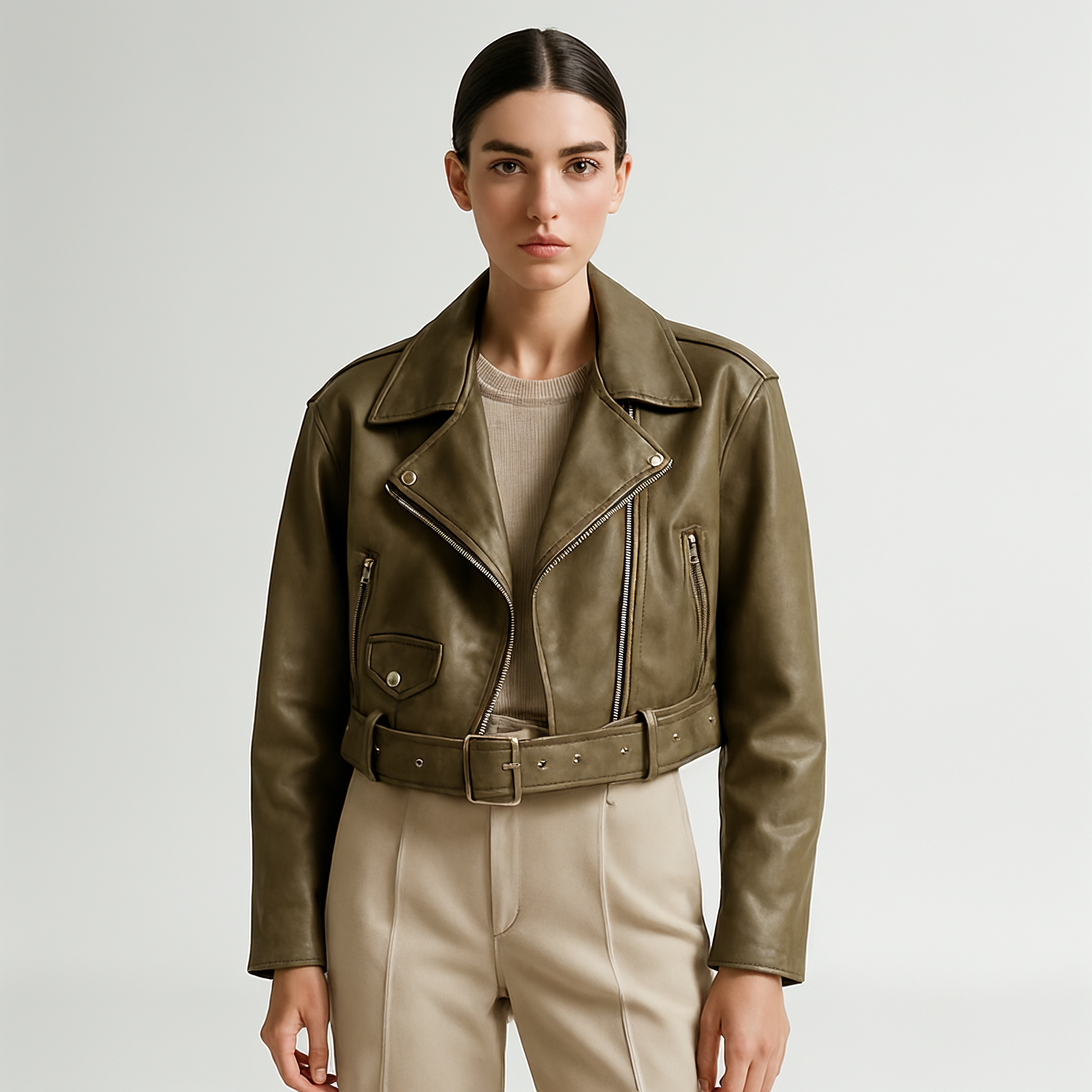 Giacca Biker Oversize | Ecopelle | Stile Rock-Chic