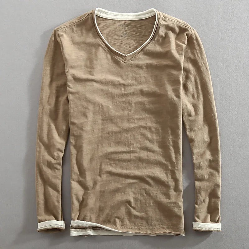 Maglia a Strati Effetto Doppio