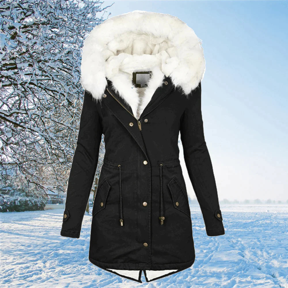 Parka Imbottita con Eco Pelliccia