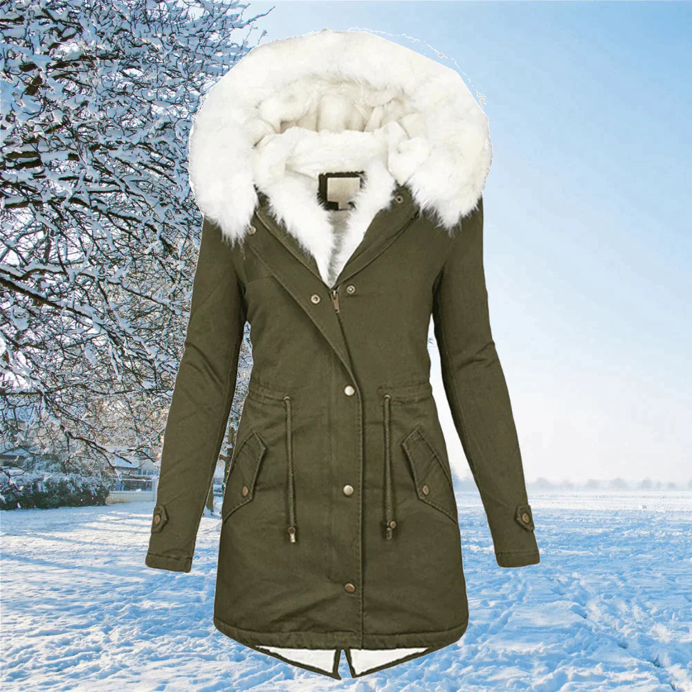 Parka Imbottita con Eco Pelliccia