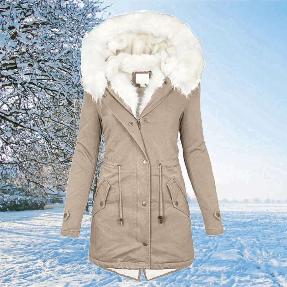 Parka Imbottita con Eco Pelliccia
