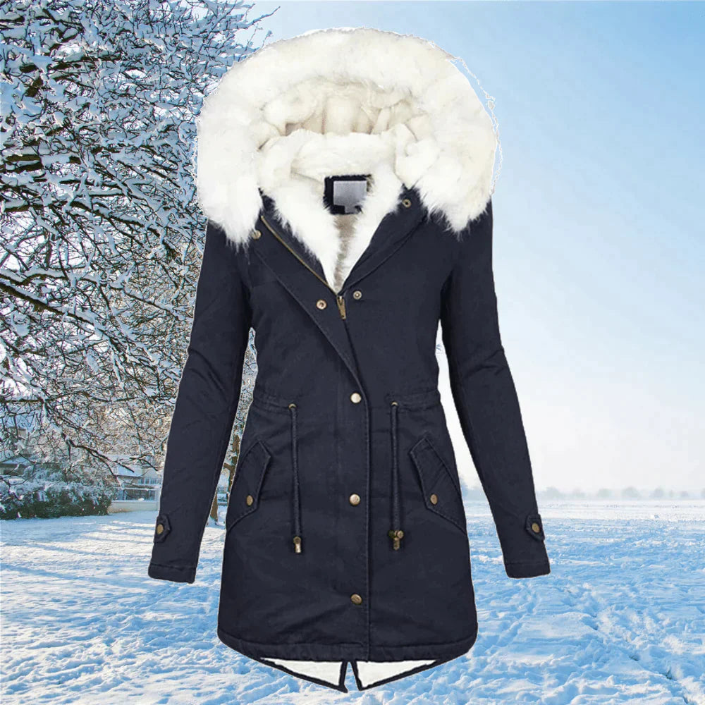 Parka Imbottita con Eco Pelliccia