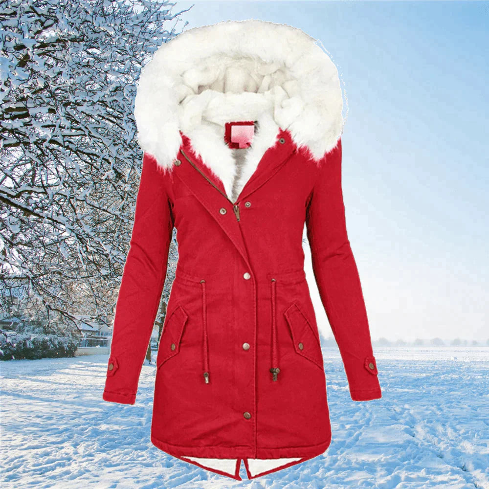 Parka Imbottita con Eco Pelliccia