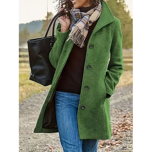 Cappotto Doppiopetto in Lana | Elegante & Caldo | Stile Classico
