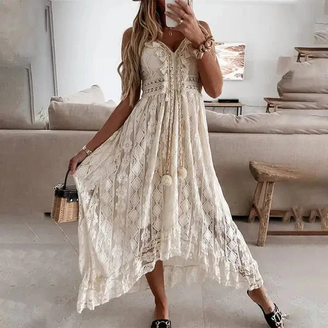 Lace Maxi Dress | Estivo e Romantico | Boho Style