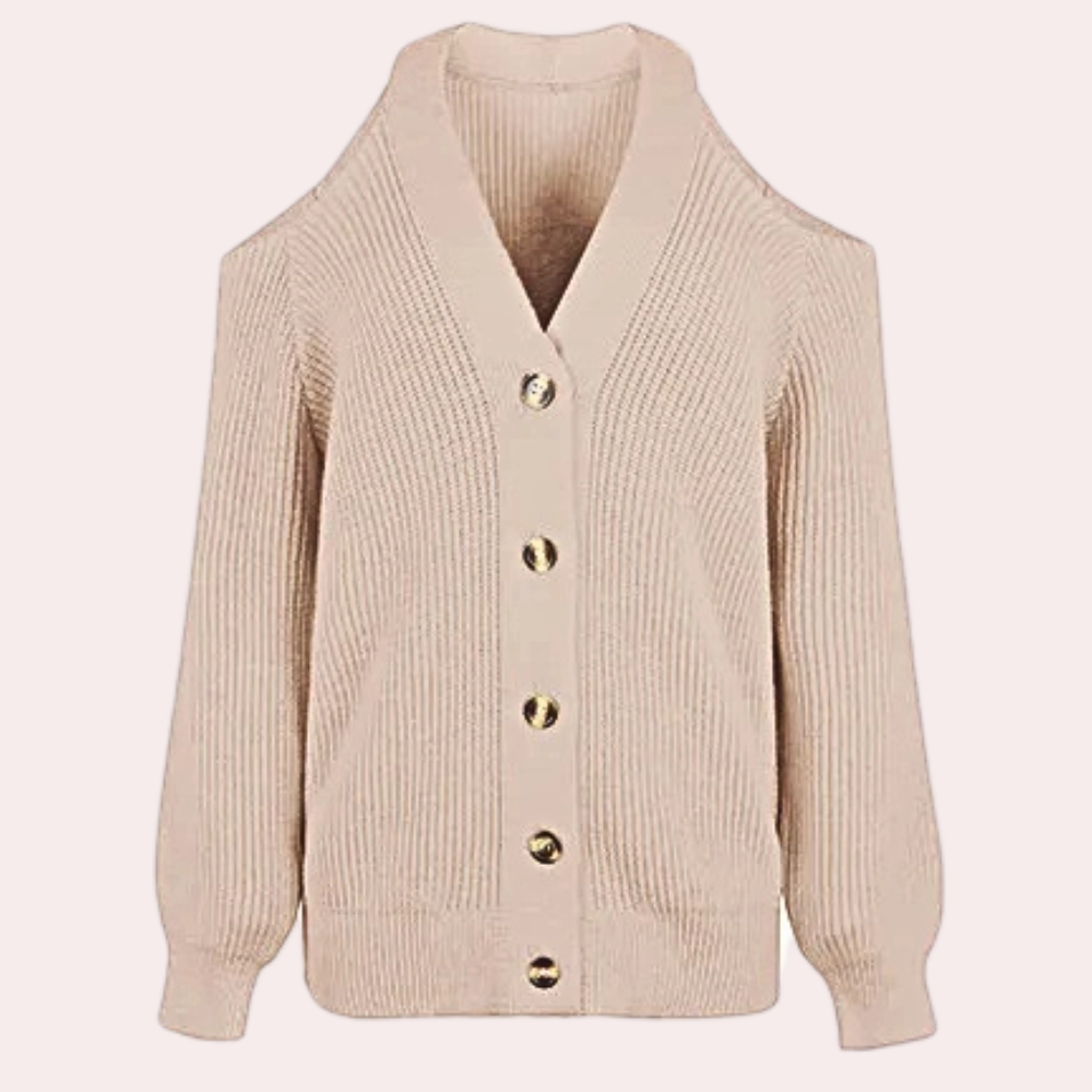 Cardigan Spalla Aperta | Maglia | Morbido e Chic