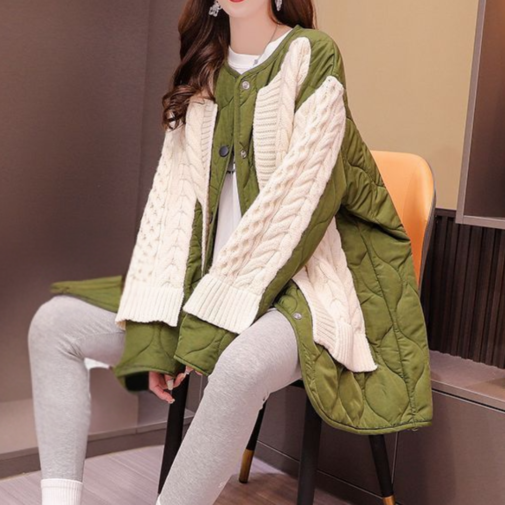 Giacca Oversize | Maglia & Trapuntato | Calda & Sofisticata