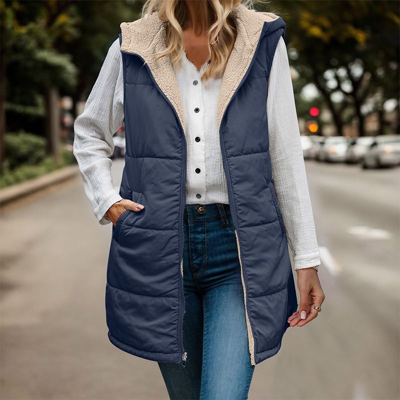 Gilet Imbottito con Cappuccio