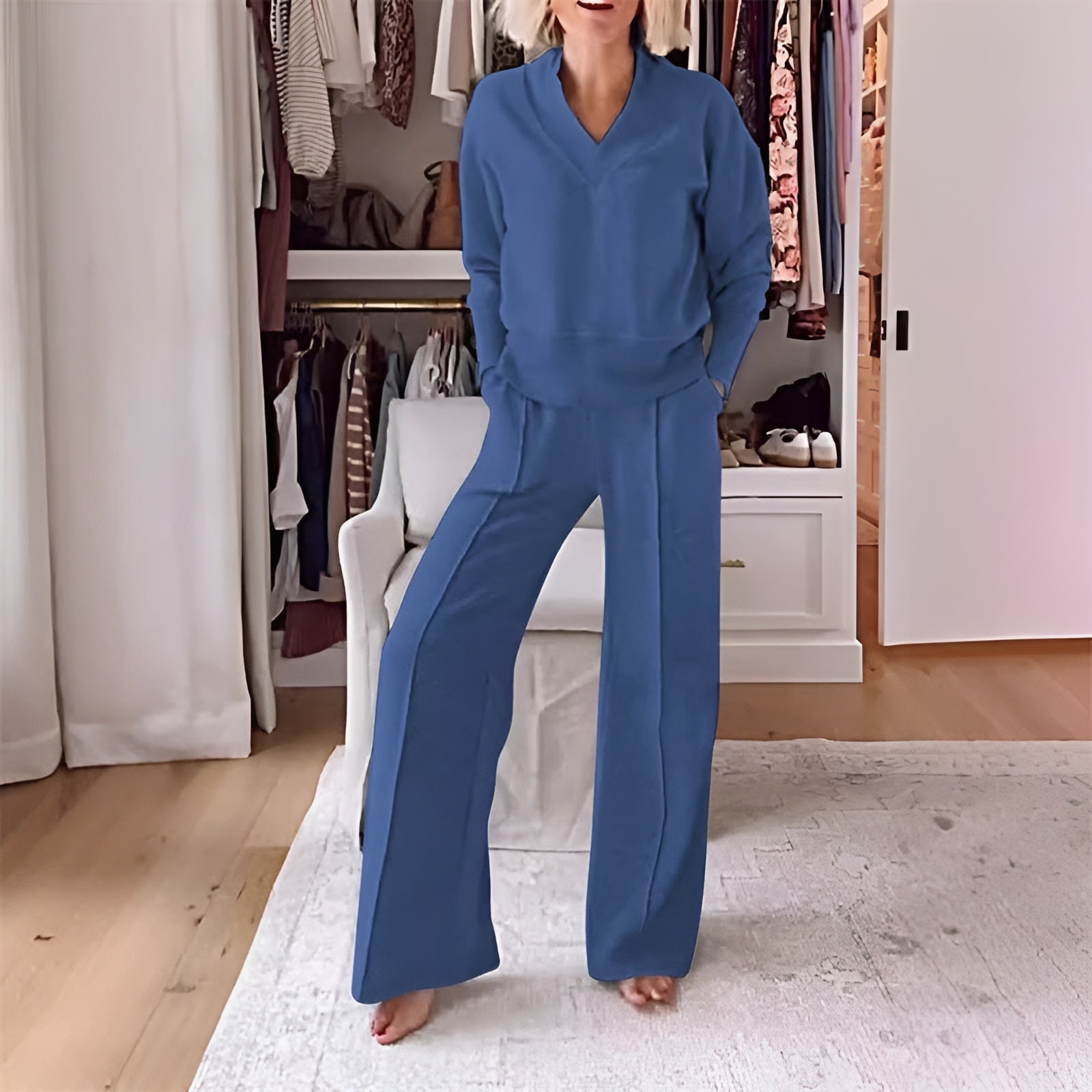Completo Relax con Felpa e Pantaloni Ampi