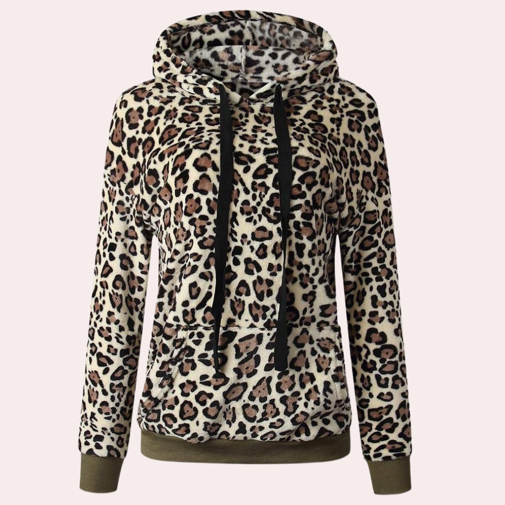 Felpa Donna | Stampa Leopardata | Morbida e Trendy
