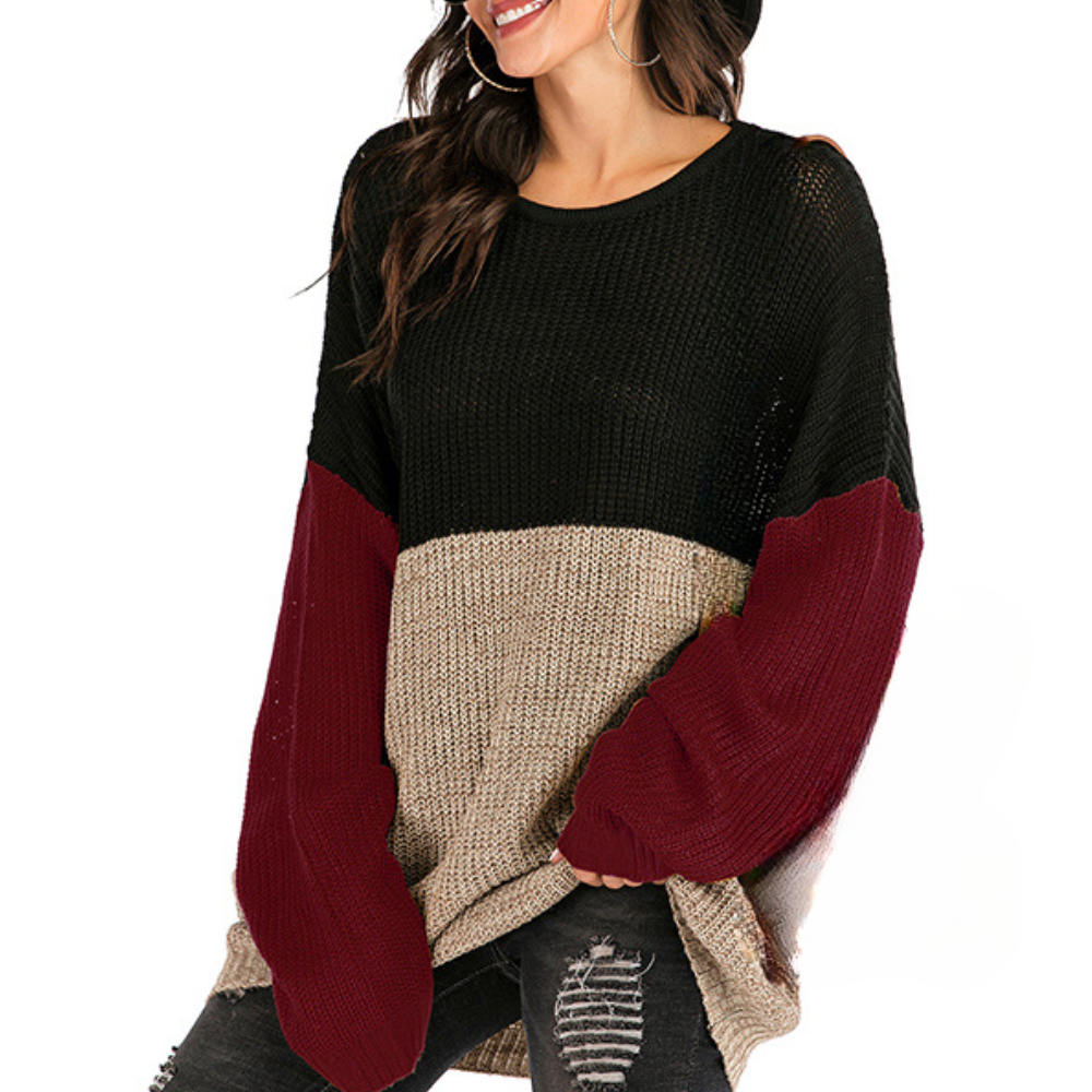 Maglione Oversize | Blocchi di Colore | Casual & Trendy
