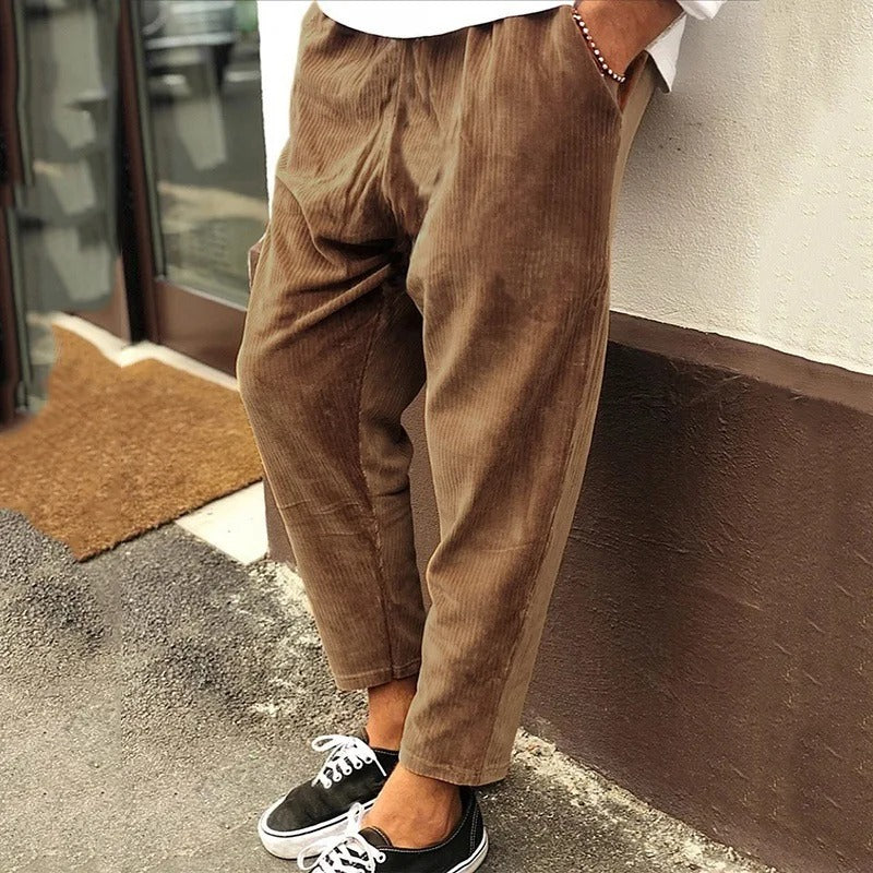 Pantaloni Velluto Casual
