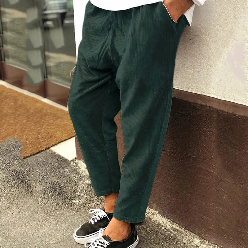 Pantaloni Velluto Casual
